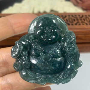 Phật Di lặc Lam Ngọc Jade A